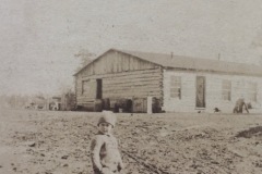 Arizona Trading Post with Child, Likely Alice Putney, in Foreground