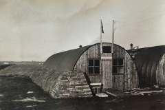 Nissen Hut Finished and Protected from Wind